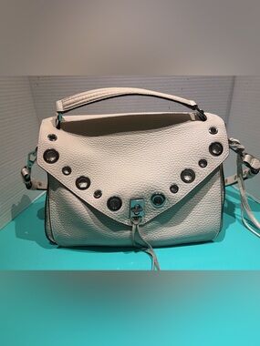 Rebecca Minkoff  Darren Messenger White With Grommets